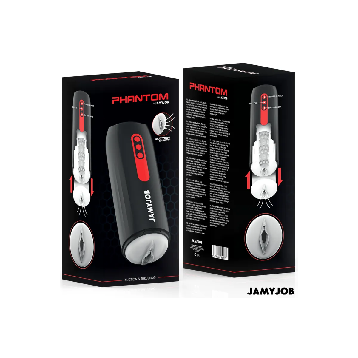 Phantom Automatischer Vagina-Masturbator 5 Saug- und Stossmodi von Jamyjob | Fesselliebe.de