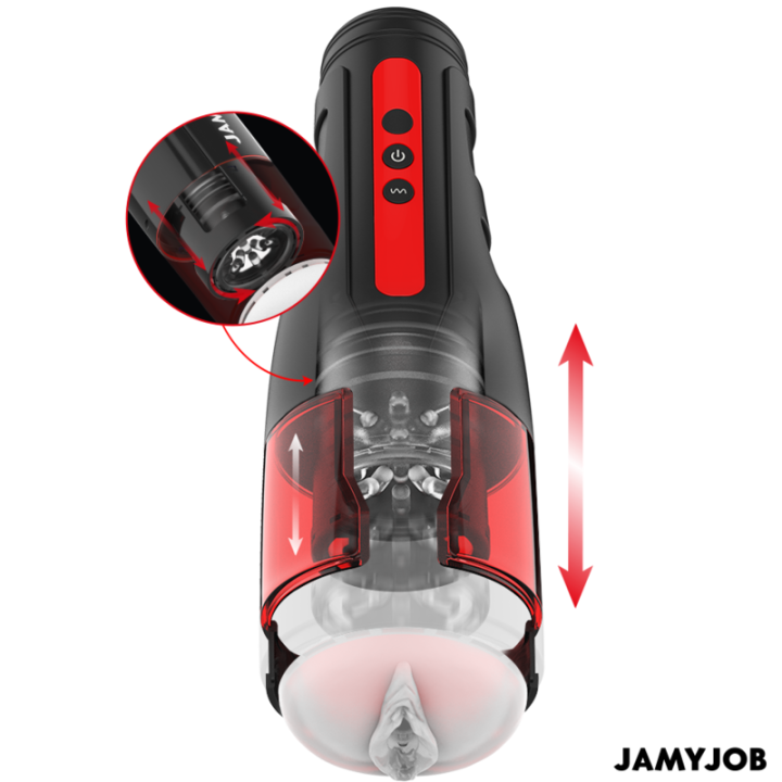 Cyclone Automatischer Vagina-Masturbator 10 Rotations- und Stossmodi von Jamyjob | Fesselliebe.de