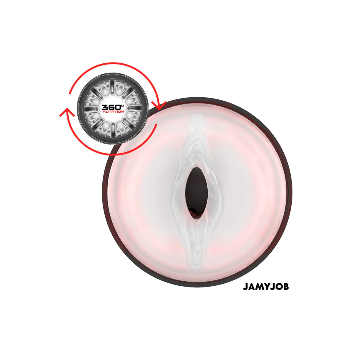 Cyclone Automatischer Vagina-Masturbator 10 Rotations- und Stossmodi von Jamyjob | Fesselliebe.de