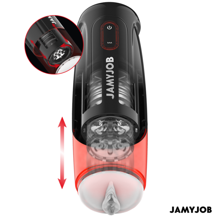 Storm Automatischer Vagina-Masturbator 10 Rotations- und Stossmodi von Jamyjob | Fesselliebe.de