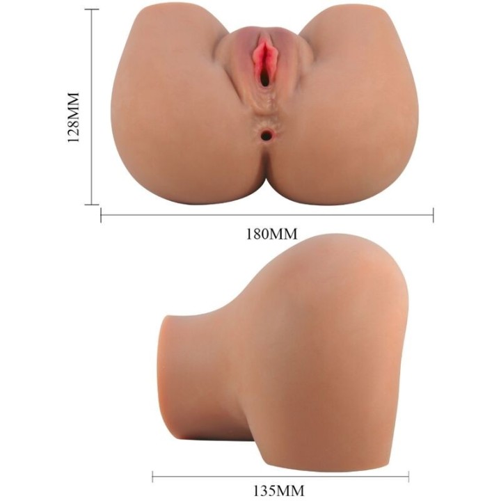 Mila Vibrator Butt mit Realistischer Vagina und Anus-Fernbedienung von Crazy Bull | Fesselliebe.de