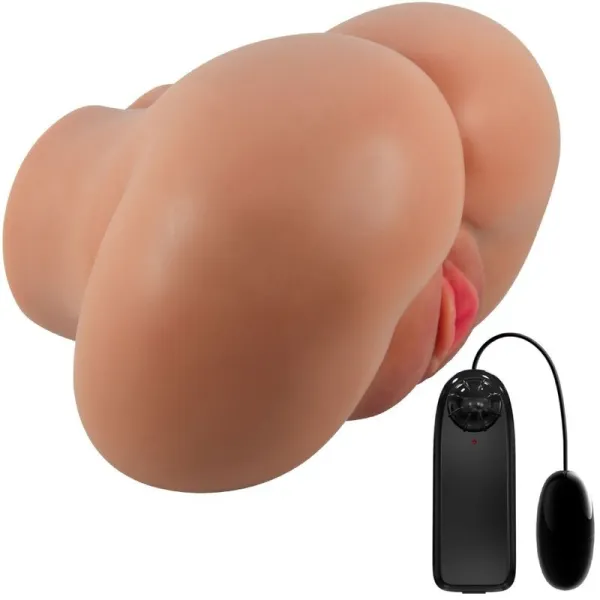 Luna Vibrator Butt mit Realistischer Vagina und Anus-Steuerung mit Fernbedienung von Crazy Bull | Fesselliebe.de