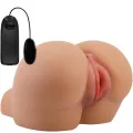Kylie Ass Vibrator mit Realistischer Vagina- und Anus-Fernbedienung von Crazy Bull