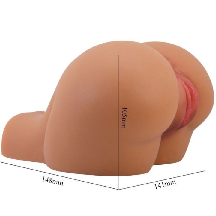 Kylie Ass Vibrator mit Realistischer Vagina- und Anus-Fernbedienung von Crazy Bull | Fesselliebe.de
