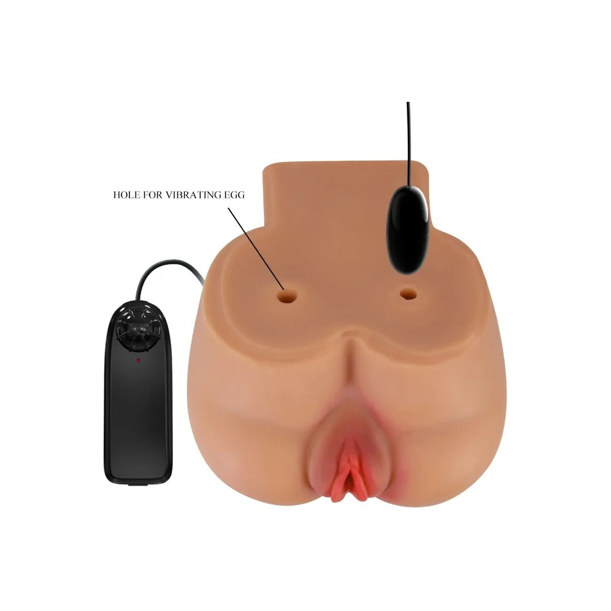 Kylie Ass Vibrator mit Realistischer Vagina- und Anus-Fernbedienung von Crazy Bull | Fesselliebe.de