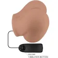 Bernace Ass Vibrator mit Realistischer Vagina und Anus Flesh mit Fernbedienung von Crazy Bull