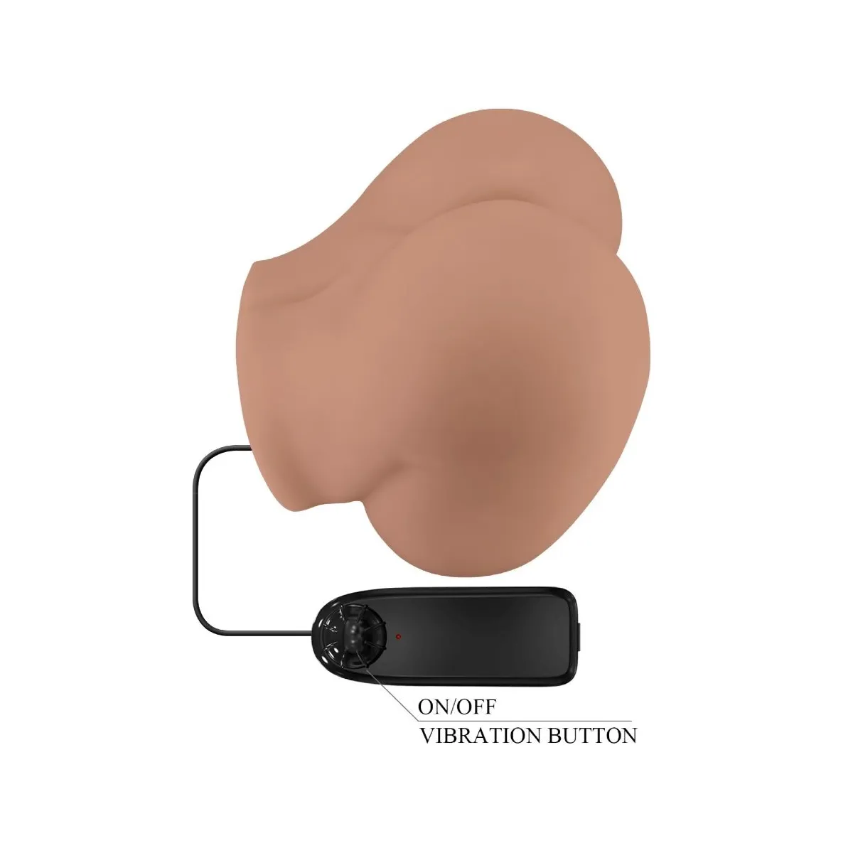 Bernace Ass Vibrator mit Realistischer Vagina und Anus Flesh mit Fernbedienung von Crazy Bull | Fesselliebe.de