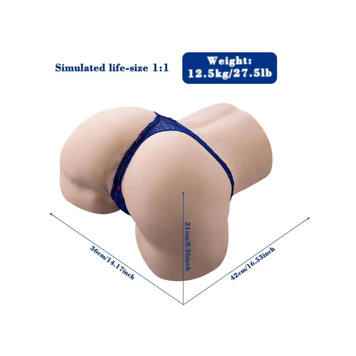 Gina Realistischer Vagina-Masturbator mit Vibration und mit Fernbedienung und Mehreren Positionen von Xise | Fesselliebe.de