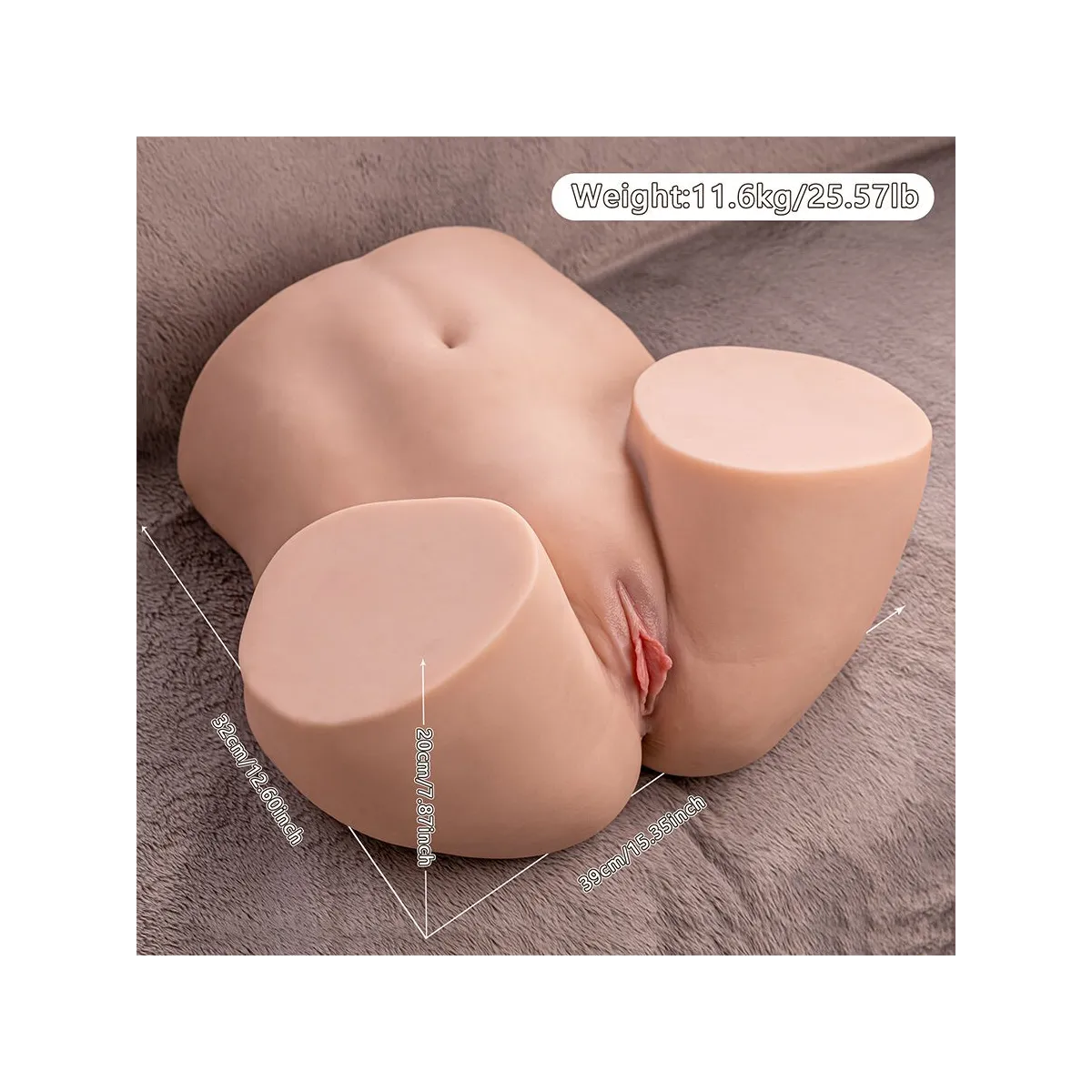 Ethel Realistischer Vagina-Masturbator mit Mehreren Vibrationspositionen von Xise | Fesselliebe.de