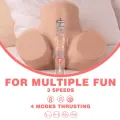 Danae Stossender Realistischer Vagina-Mastubador mit Vibration In Mehreren Positionen von Xise