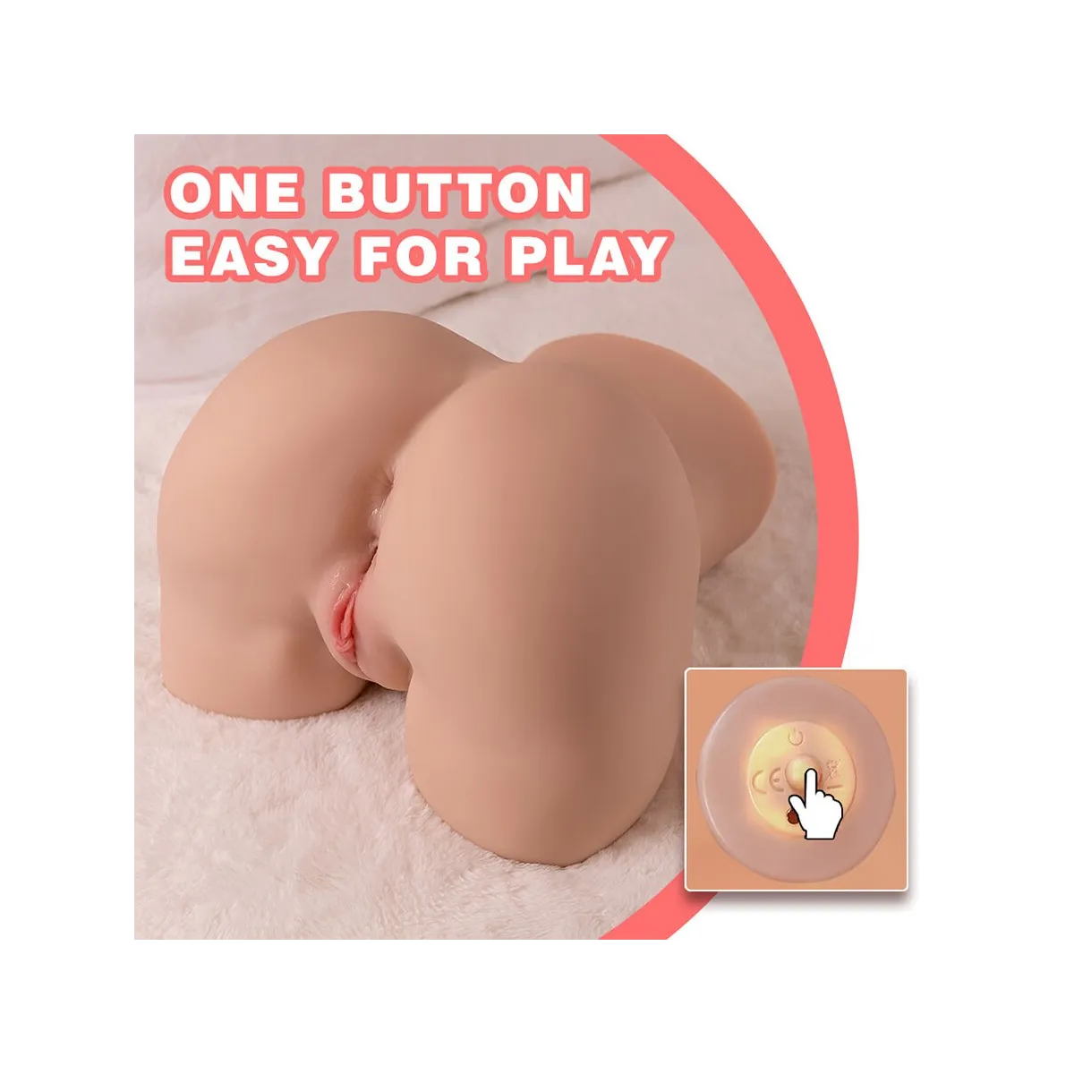 Danae Stossender Realistischer Vagina-Mastubador mit Vibration In Mehreren Positionen von Xise | Fesselliebe.de