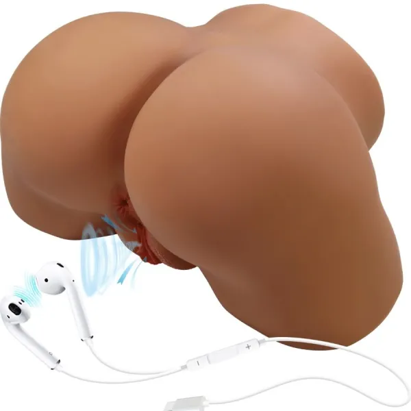 Geriann Realistischer weiblicher Po-Vibrator und Sauger mit Ton 5,5 Kg von Crazy Bull | Fesselliebe.de