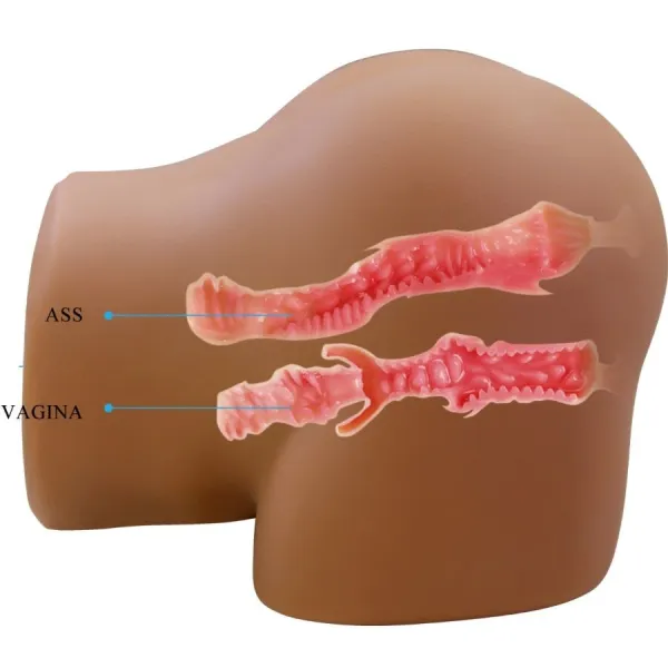 Geriann Realistischer weiblicher Po-Vibrator und Sauger mit Ton 5,5 Kg von Crazy Bull | Fesselliebe.de