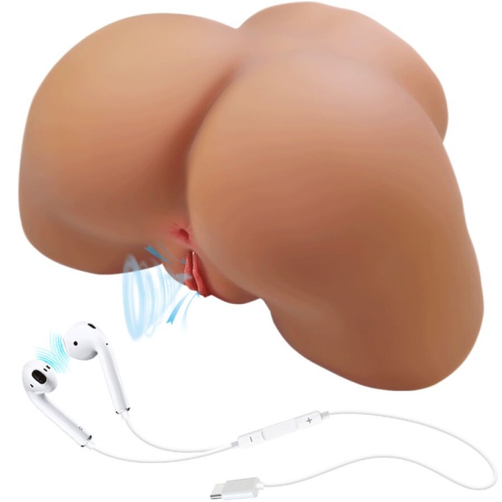 Ilana Realistischer weiblicher Po-Vibrator und Sauger mit Ton 6,8 Kg von Crazy Bull | Fesselliebe.de