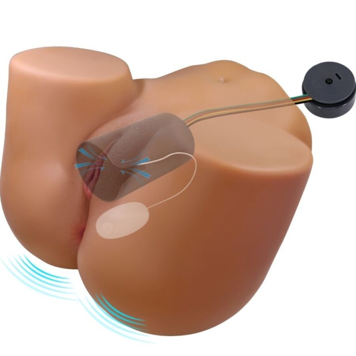 Wendy Realistischer weiblicher Po-Vibrator und Sauger mit Ton 11 Kg von Crazy Bull | Fesselliebe.de
