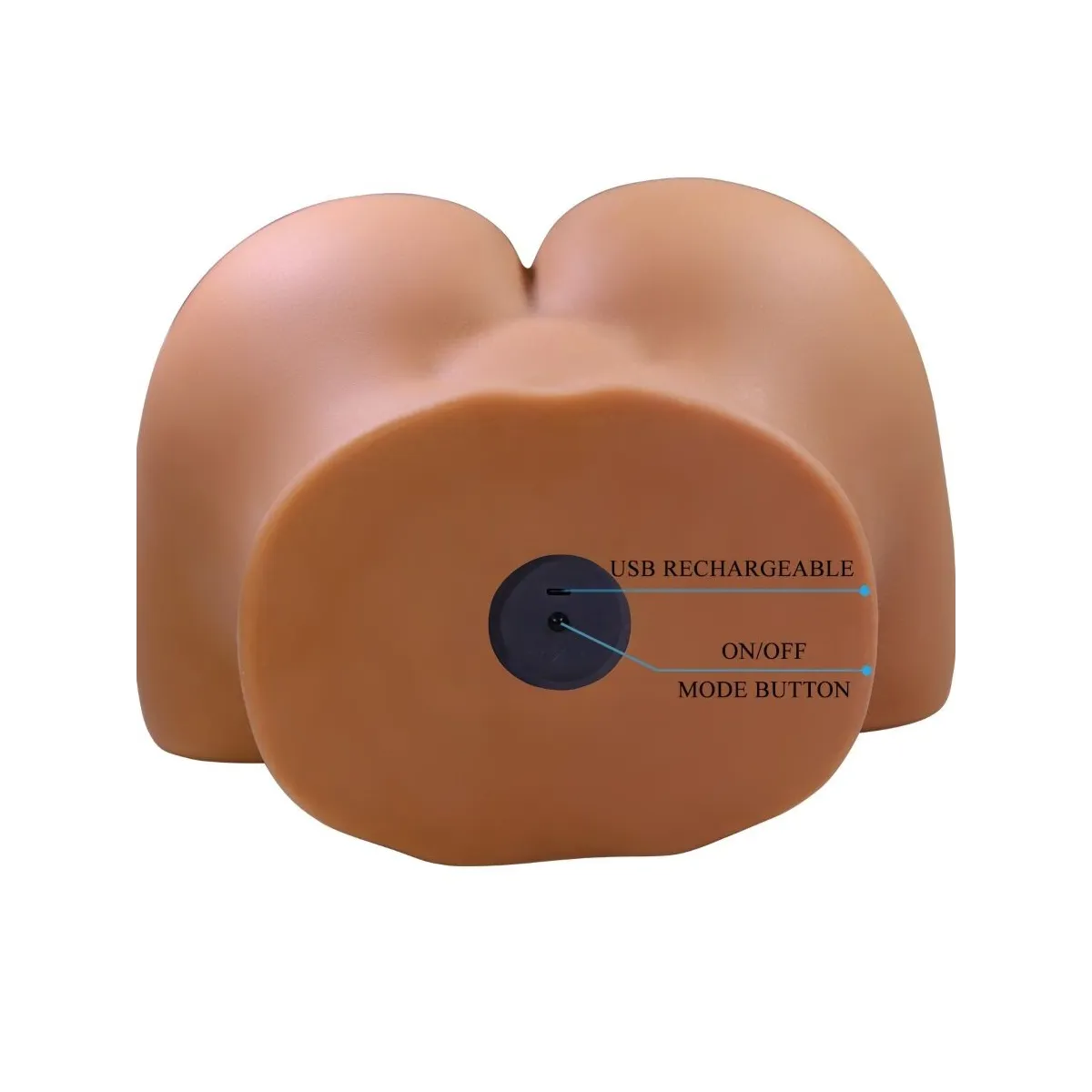 Wendy Realistischer weiblicher Po-Vibrator und Sauger mit Ton 11 Kg von Crazy Bull | Fesselliebe.de