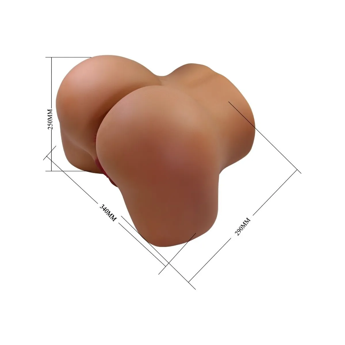 Wendy Realistischer weiblicher Po-Vibrator und Sauger mit Ton 11 Kg von Crazy Bull | Fesselliebe.de