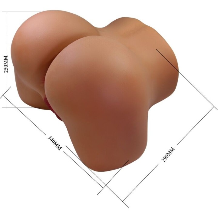 Wendy Realistischer weiblicher Po-Vibrator und Sauger mit Ton 11 Kg von Crazy Bull | Fesselliebe.de