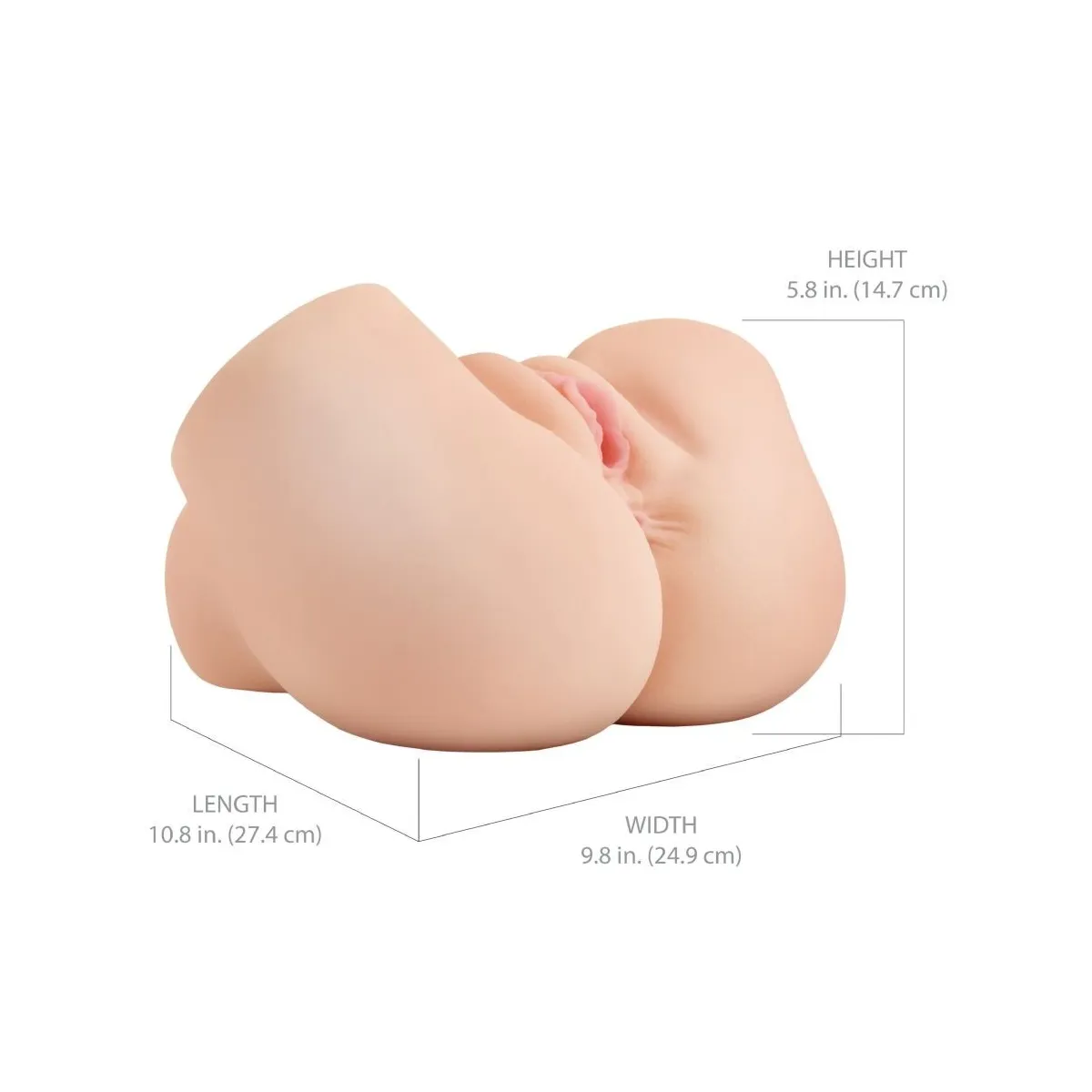 Back That Ass Up Realistischer Vibrierender Vagina- und Anus-Masturbator von Pdx Elite | Fesselliebe.de