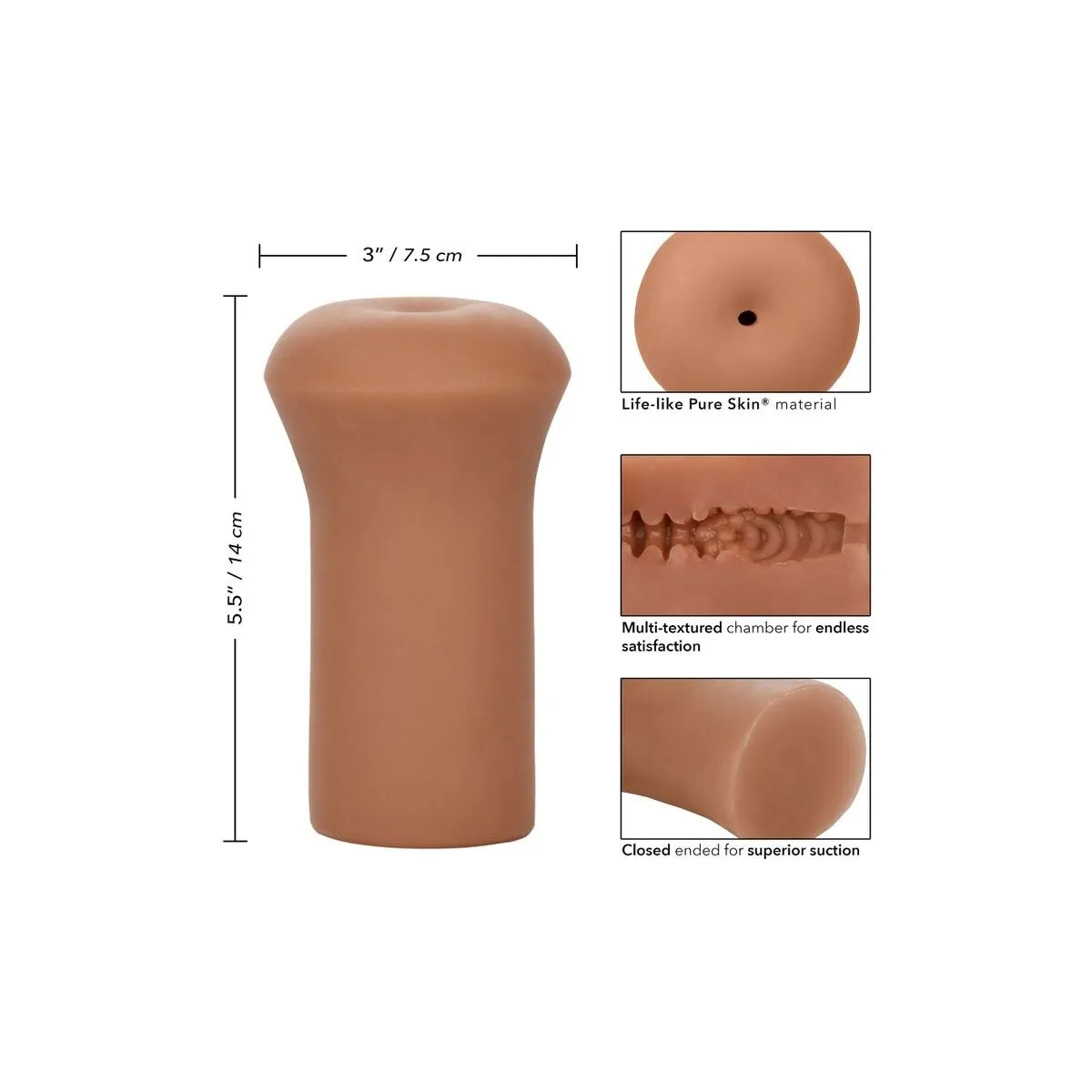 Boundless Stroker Karamell von Calexotics | Fesselliebe.de