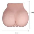 Vagina und Anus mit Realistischem Tattoo mit Vibration von Crazy Bull