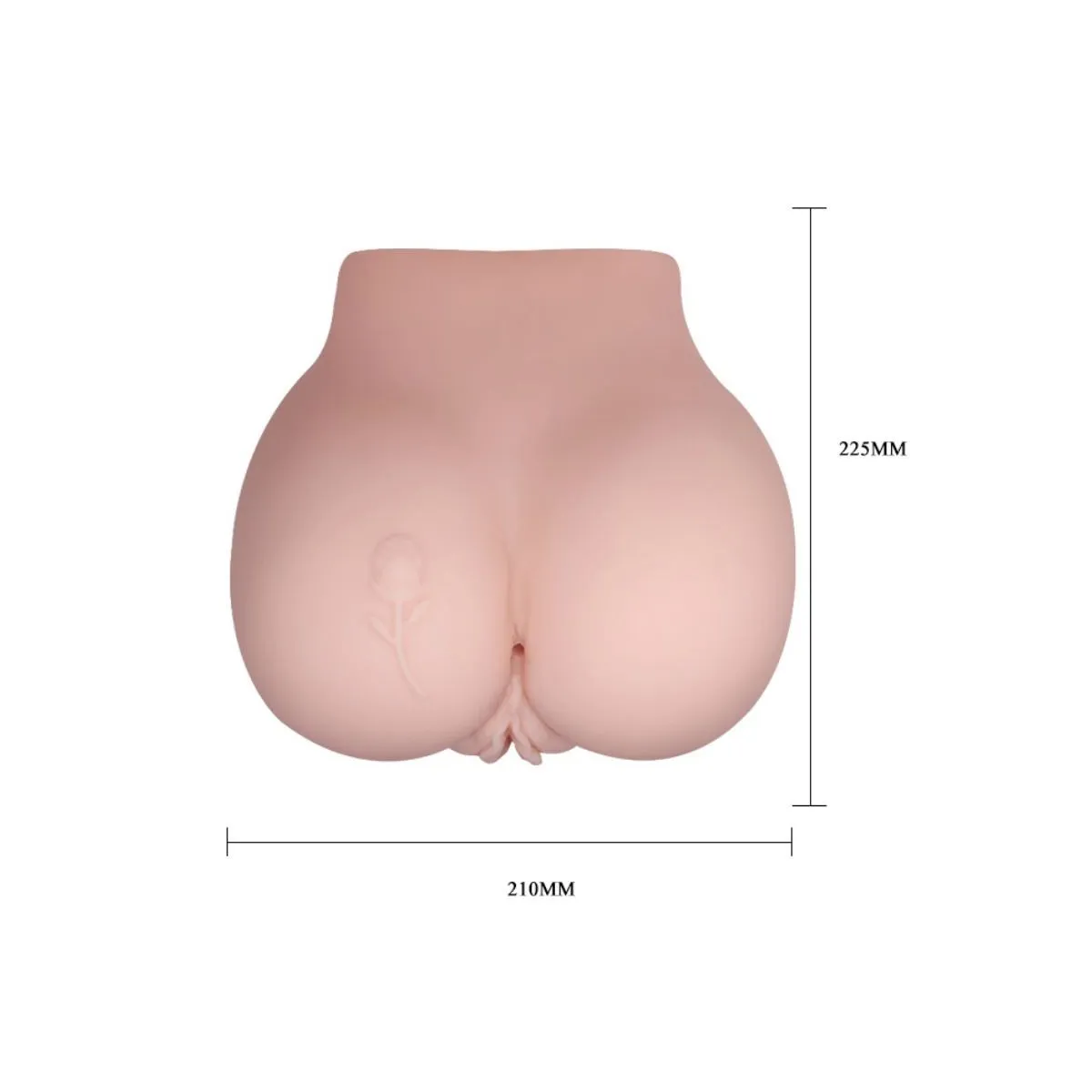 Vagina und Anus mit Realistischem Tattoo mit Vibration von Crazy Bull | Fesselliebe.de