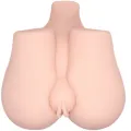 Realistische Vagina und Anus mit Vibrationsposition 3 von Crazy Bull