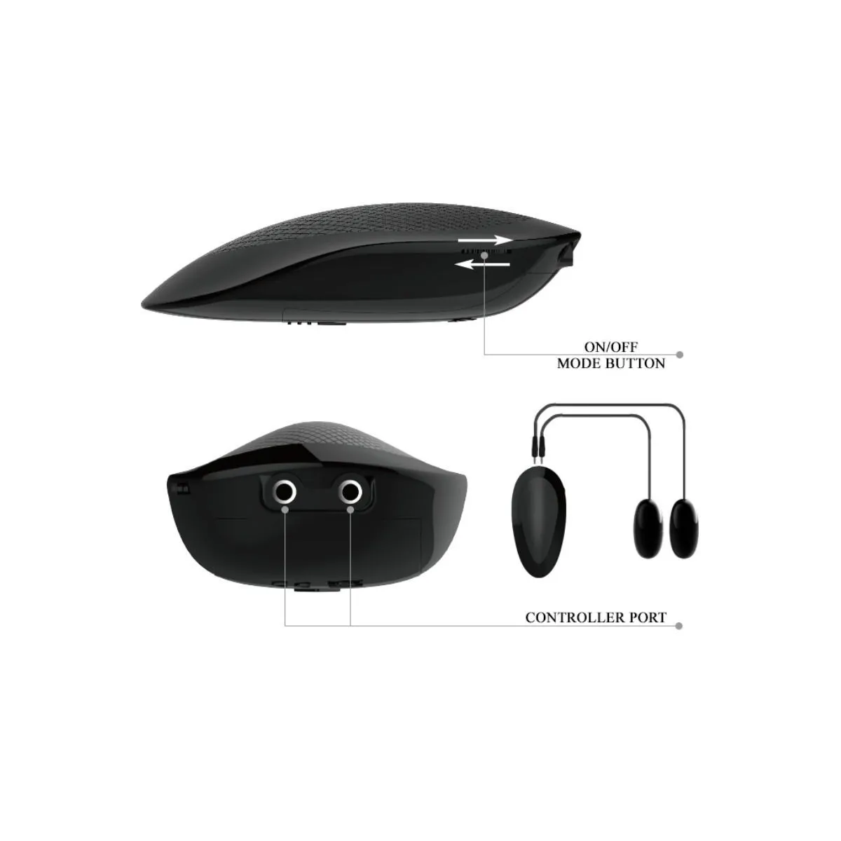 Realistische Vagina und Anus mit Vibrationsposition 3 von Crazy Bull | Fesselliebe.de