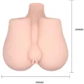 Realistische Vagina und Anus mit Vibrationsposition 3 von Crazy Bull
