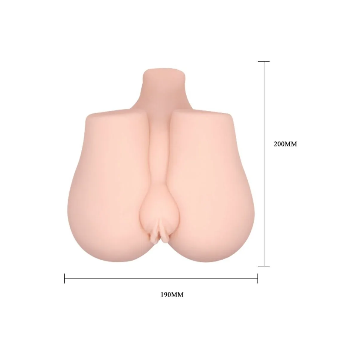 Realistische Vagina und Anus mit Vibrationsposition 3 von Crazy Bull | Fesselliebe.de