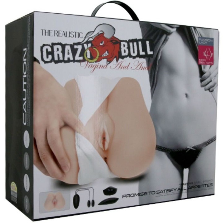 Realistische Vagina und Anus mit Vibrationsposition 3 von Crazy Bull | Fesselliebe.de