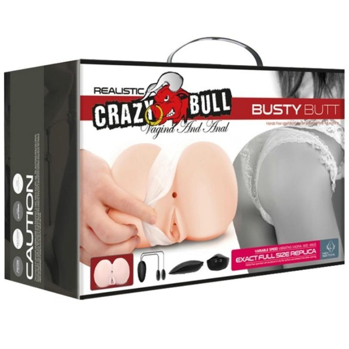 Realistische Vagina und Anus mit Vibrationsposition 6 von Crazy Bull | Fesselliebe.de