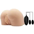 Realistische Vagina und Anus mit Vibrationsposition 8 von Crazy Bull