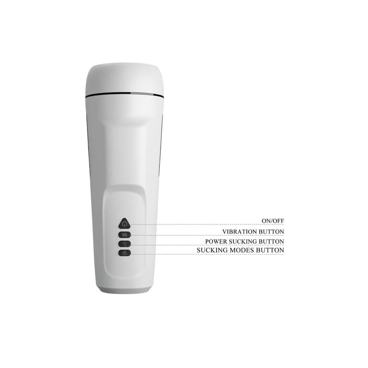 Sienna Vibrierender männlicher Masturbator mit Stimme und Saugfunktion von Pretty Love Male | Fesselliebe.de