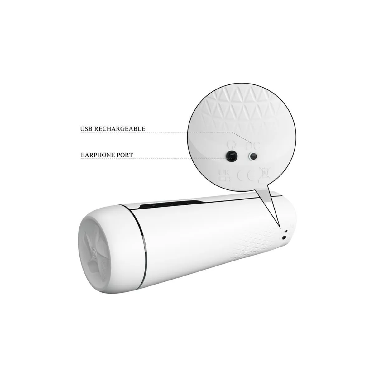 Sienna Vibrierender männlicher Masturbator mit Stimme und Saugfunktion von Pretty Love Male | Fesselliebe.de