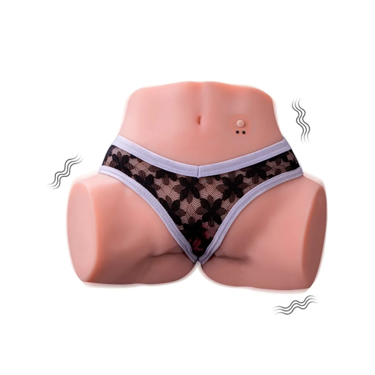 Tracy Vibrierender Realistischer Vibrations-Masturbator für Vagina und Anus mit Mehreren Positionen von Xise | Fesselliebe.de