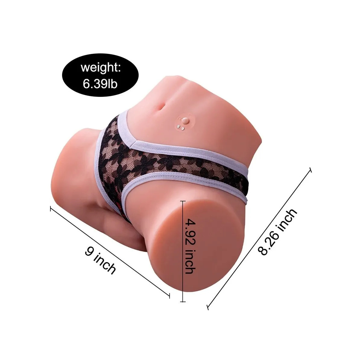 Tracy Vibrierender Realistischer Vibrations-Masturbator für Vagina und Anus mit Mehreren Positionen von Xise | Fesselliebe.de