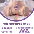 Fennie Realistischer Masturbator mit Vibrationsfunktion und Mehreren Positionen für Vagina und Anus von Xise