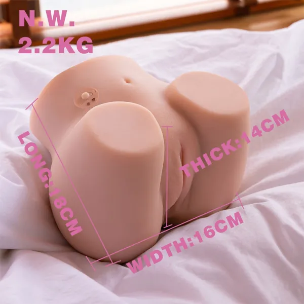 Connie Back Masturbator für Vagina und Anus, Realistische Mehrfachpositionen mit Vibration von Xise | Fesselliebe.de