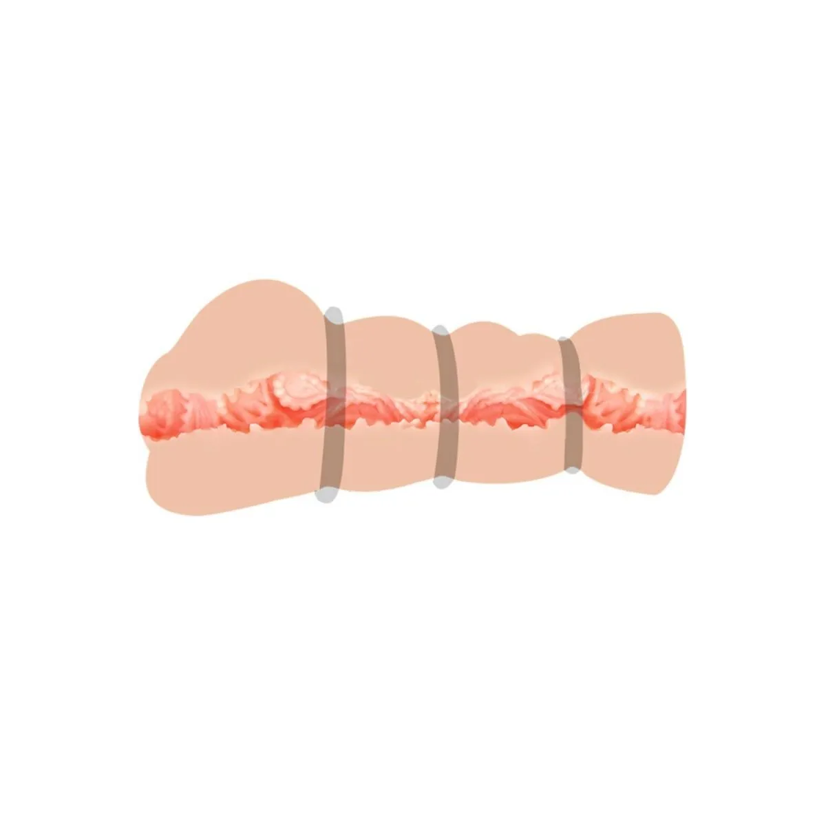 Vagina Masturbator mit Ringen von Crazy Bull | Fesselliebe.de