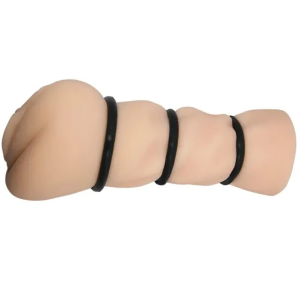 Vagina Masturbator mit Ringen von Crazy Bull | Fesselliebe.de