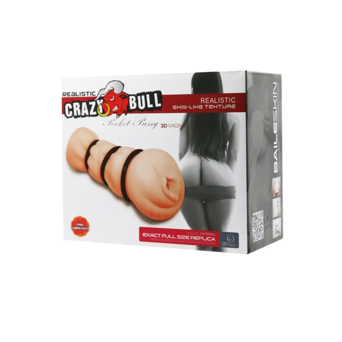 Vagina Masturbator mit Ringen von Crazy Bull | Fesselliebe.de