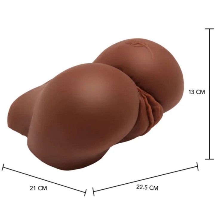 Bal Ass Realistischer Masturbator mit Braunem Vibrator von Act | Fesselliebe.de
