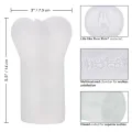 Boundless Vulva Stroker Transparent von Calexotics