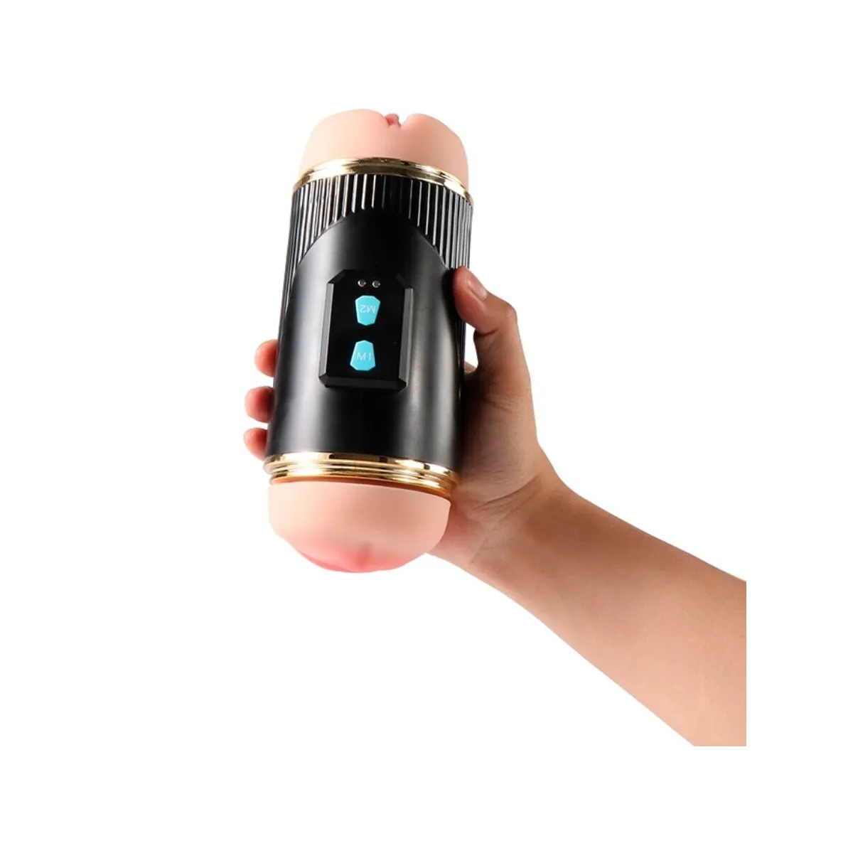 Kay Doppelmasturbator mit Doppelter Mund- und Vaginavibration von Shequ | Fesselliebe.de