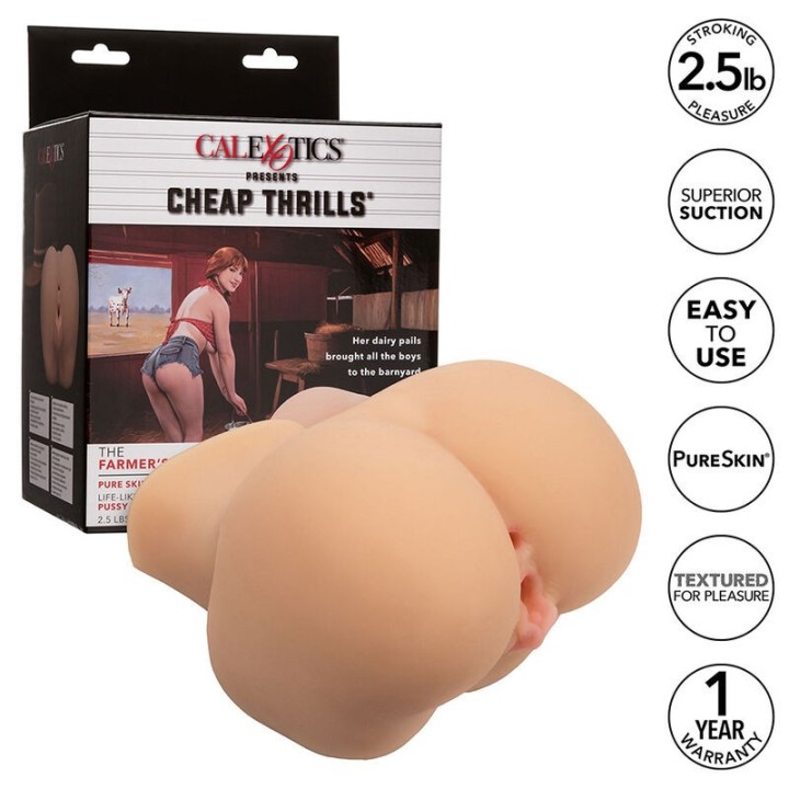 The Farmers Daughter Doppelt Realistischer Masturbator, Fleisch von Calexotics | Fesselliebe.de