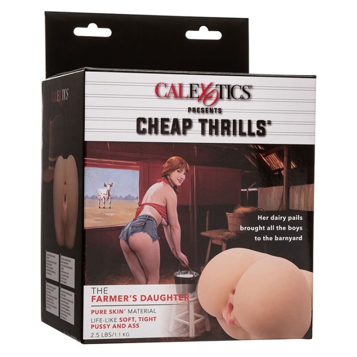 The Farmers Daughter Doppelt Realistischer Masturbator, Fleisch von Calexotics | Fesselliebe.de