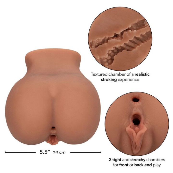 The Roller Babe Doppelt Realistischer Masturbator, Fleisch von Calexotics | Fesselliebe.de