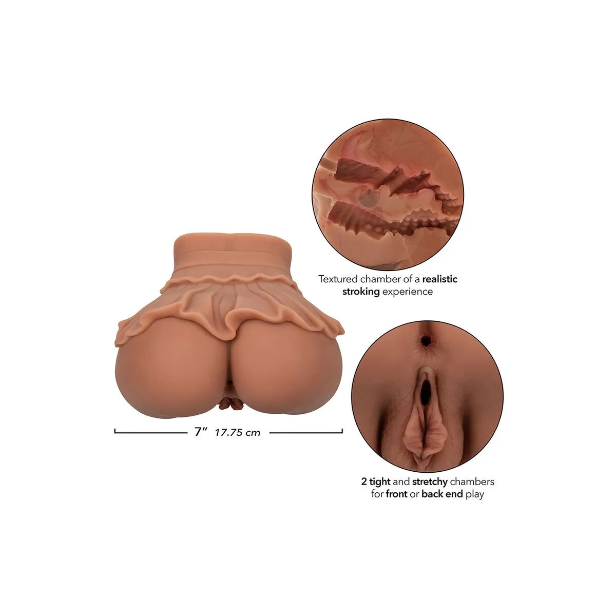 The Homecoming Queen Doppelt Realistischer Masturbator Karamell von Calexotics | Fesselliebe.de