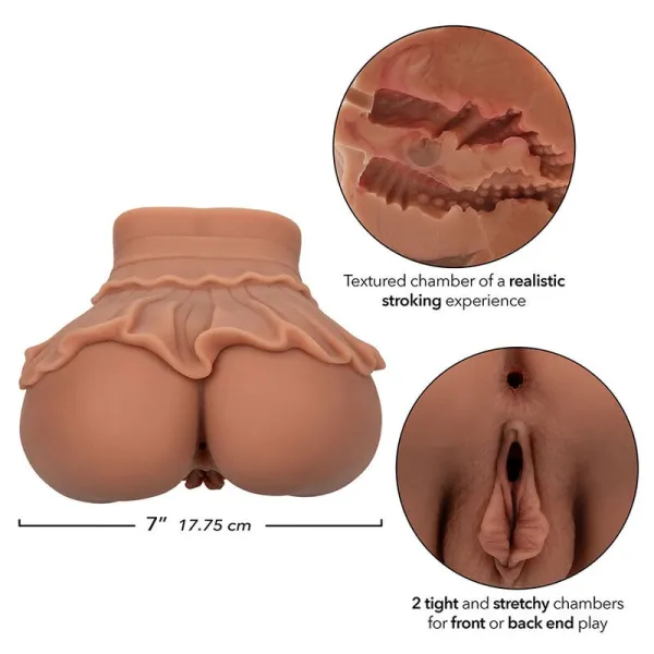 The Homecoming Queen Doppelt Realistischer Masturbator Karamell von Calexotics | Fesselliebe.de